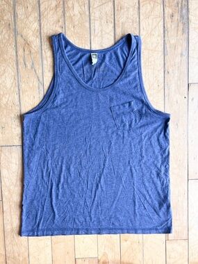 G‑Star RAW Classic Blue Sleeveless Tank Top Size Medium